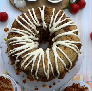 Apple Carrot Bundt Dog Cake